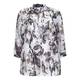 Beige black and white abstract print SHIRT