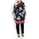 BEIGE LABEL CHIFFON PRINTED SHIRT