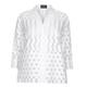 BEIGE label geometric devoré SHIRT