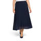 BEIGE NAVY PLEATED SKIRT