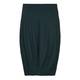 BEIGE RIB TEXTURE JERSEY SKIRT IN FOREST GREEN