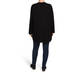 BEIGE LABEL FLARED KNITTED TUNIC BLACK