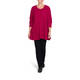 BEIGE LABEL A-LINE KNITTED TUNIC PINK
