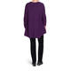 BEIGE LABEL A-LINE KNITTED TUNIC PURPLE