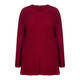 BEIGE LABEL A-LINE KNITTED TUNIC RED
