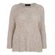 BEIGE LABEL RIBBON KNIT SWEATER SAND
