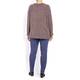 VETONO BUBBLE TEXTURE SWEATER TAUPE