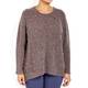 VETONO BUBBLE TEXTURE SWEATER TAUPE