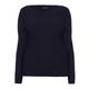 BEIGE LABEL NAVY HONEYCOMB SWEATER