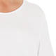 BEIGE LABEL STRETCH JERSEY T-SHIRT WHITE