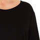 BEIGE SCOOP NECK T-SHIRT BLACK