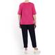 BEIGE SCOOP NECK T-SHIRT CERISE