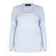BEIGE LABEL JERSEY SCOOP NECK LONG SLEEVE TOP