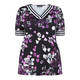 BEIGE LABEL PANSY PRINT T-SHIRT