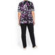 BEIGE LABEL PANSY PRINT T-SHIRT