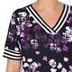 BEIGE LABEL PANSY PRINT T-SHIRT