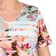 BEIGE BLUE PRINT T-SHIRT