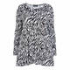 BEIGE LABEL ZEBRA PRINT TUNIC