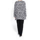 BEIGE LABEL ZEBRA PRINT TUNIC