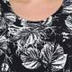 BEIGE LABEL MONOCHROME LEAF PRINT TUNIC