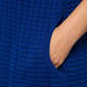 BEIGE LABEL LONG BLUE SCOOP NECK TUNIC