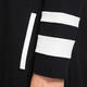 BEIGE LABEL BLACK TUNIC WITH WHITE CUFF