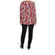 BEIGE STRETCH JERSEY DOT PRINT TOP