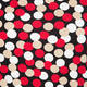 BEIGE STRETCH JERSEY DOT PRINT TOP