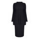 BEIGE LABEL NAVY KNITTED SWEATER AND RIBBED SKIRT
