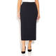 BEIGE LABEL NAVY KNITTED SWEATER AND RIBBED SKIRT