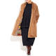 WHITE LABEL FAUX FUR COAT CARAMEL