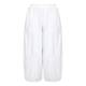 BEIGE LABEL WHITE COTTON TROUSER ELASTICATED WAIST 