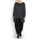 BEIGE label black harem TROUSERS with pockets