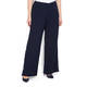 BEIGE NAVY TROUSER WITH SIDE BUTTON DETAIL