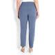 BEIGE Denim blue stretch tROUSERS