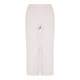 BEIGE WIDE LEG PULL ON LINEN TROUSER