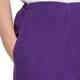 BEIGE LABEL WIDE LEG PULL ON LINEN TROUSER PURPLE