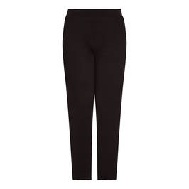 BEIGE BLACK PLISSE TROUSER - Plus Size Collection