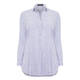 BEIGE VERTICAL STRIPE SHIRT PALE BLUE