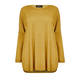 BEIGE LABEL LONG SCOOP NECK TUNIC OLIVE