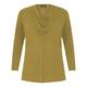 BEIGE LABEL OLIVE FLUID COWL NECK TUNIC