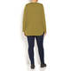 BEIGE LABEL OLIVE FLUID COWL NECK TUNIC