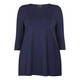BEIGE LABEL NAVY ROUND NECK TUNIC