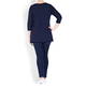 BEIGE LABEL NAVY ROUND NECK TUNIC