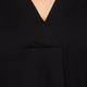 BEIGE LABEL STRETCH JERSEY V-NECK TUNIC BLACK