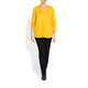 BEIGE LABEL STRETCH JERSEY V-NECK TUNIC YELLOW