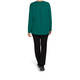 BEIGE LABEL STRETCH JERSEY V-NECK TUNIC TEAL