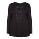 BEIGE LABEL BLACK TUNIC WITH EMBELLISHMENT