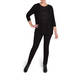 BEIGE LABEL BLACK TUNIC WITH EMBELLISHMENT