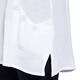 BEIGE SCOOP NECK LINEN GAUZE TUNIC
